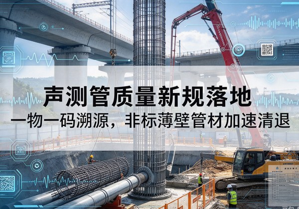 乌什声测管质量新规落地，一物一码溯源，非标薄壁管材加速清退