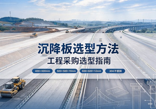 乌什沉降板选择方法